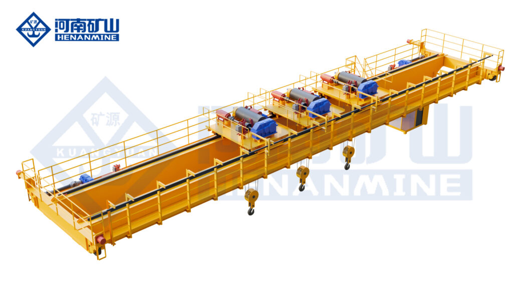 Three-trolley overhead crane product image by Henan Mine Crane