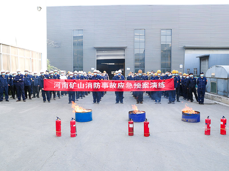 Factory representatives participating in April 2022 fire-safety training