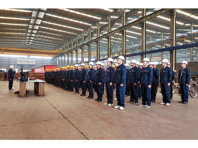 Welders participating in the April 2024 Quality Month competition