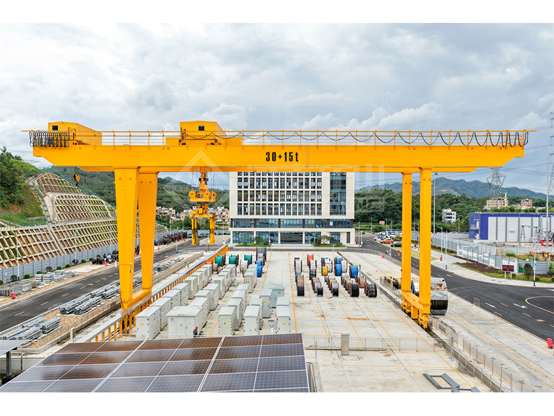 Warehouse control and automated cable-handling equipment for a power project