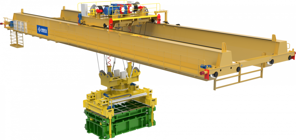 Automated Die-Handling Cranes Support Automotive Stamping Workshops — image 4 Automated die-handling crane equipment for an automotive stamping workshop
