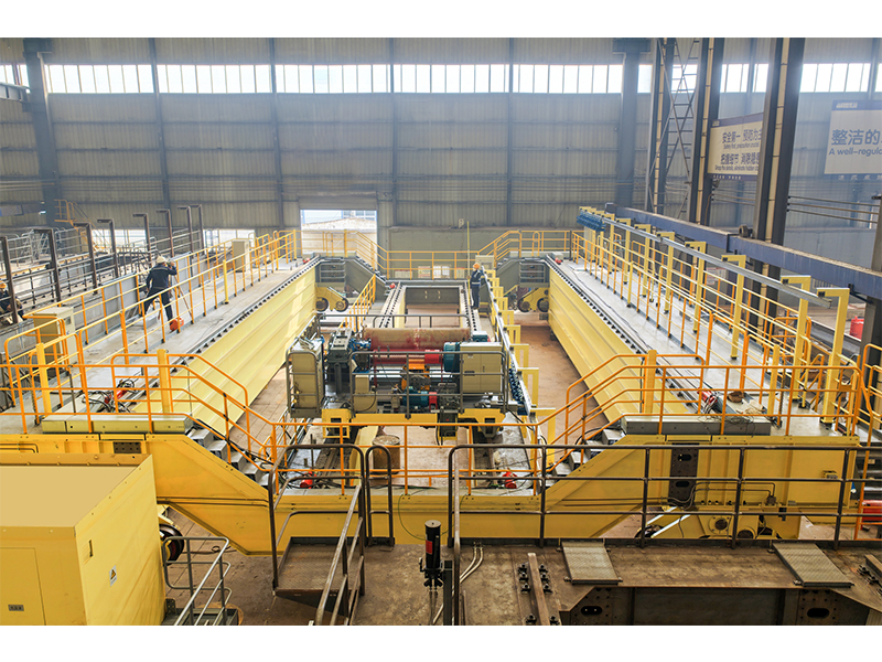 Expert A-inspection of crane batches manufactured for Baosteel projects