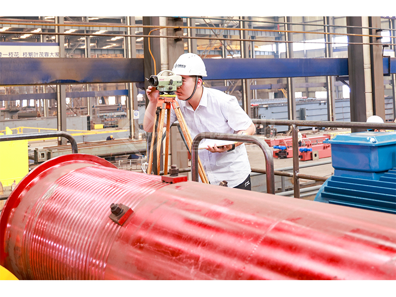 A-inspection of overhead cranes manufactured for a Baosteel project