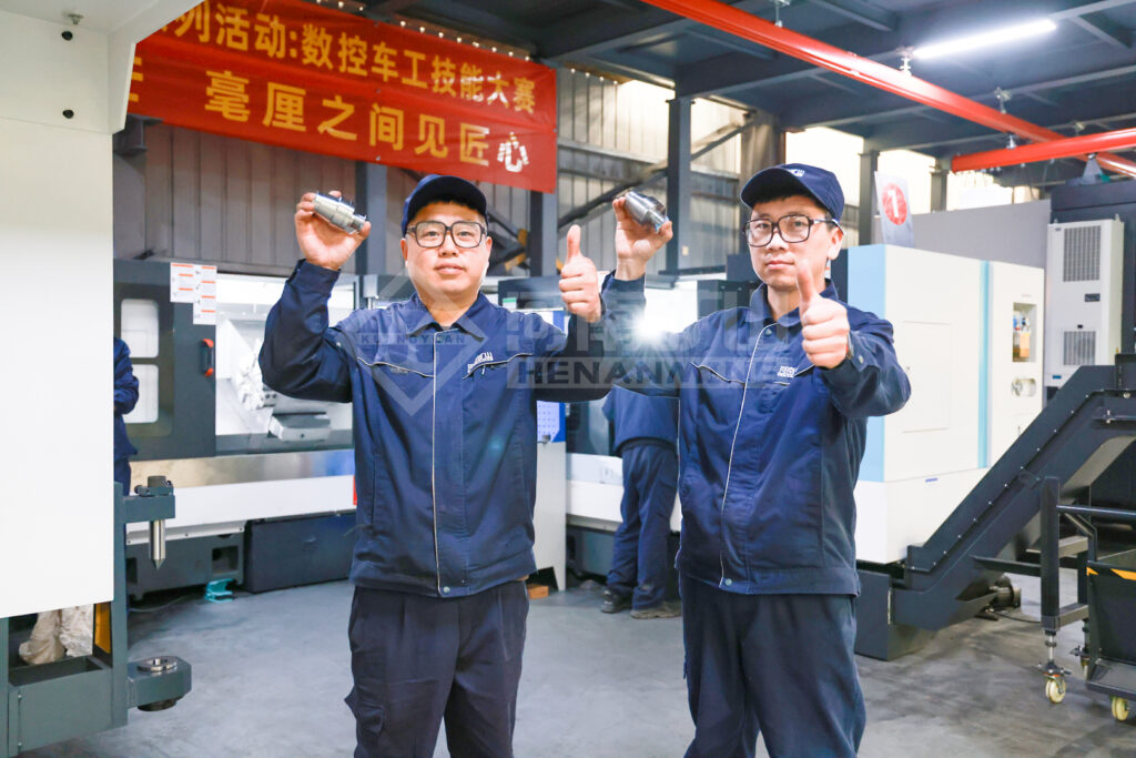 CNC Turning Competition Focuses on Component Accuracy — image 5 CNC machining skills competition in the Henan Mine production workshop