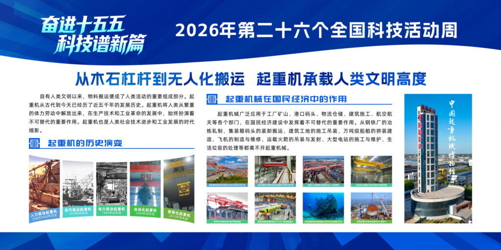 Science Week Opens Crane History and Testing Facilities to Visitors — image 5 Crane museum and technology-week visitor activities at Henan Mine