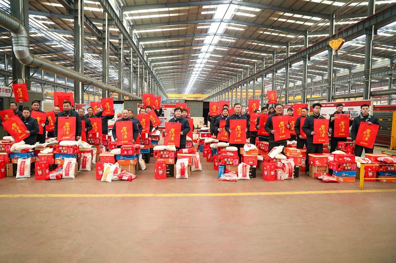 Seasonal gifts distributed to factory employees in February 2024