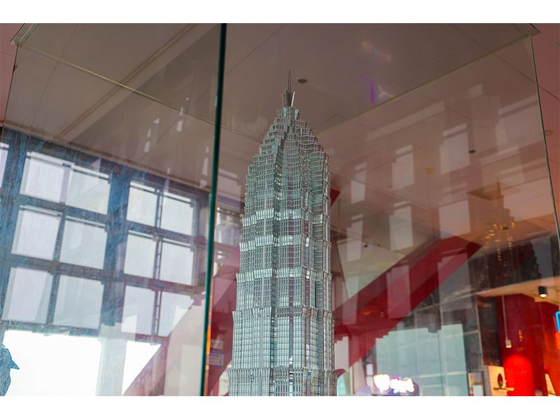 Employee parents visiting Shanghai landmarks during the March 2025 tour
