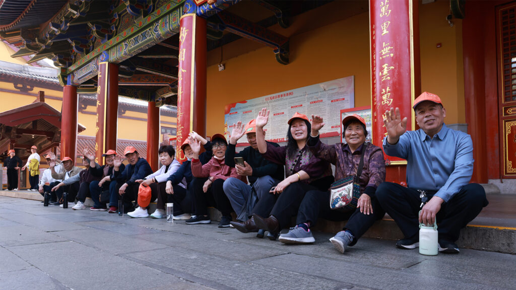 Employee parents visiting Wuxi during the 2026 company travel programme