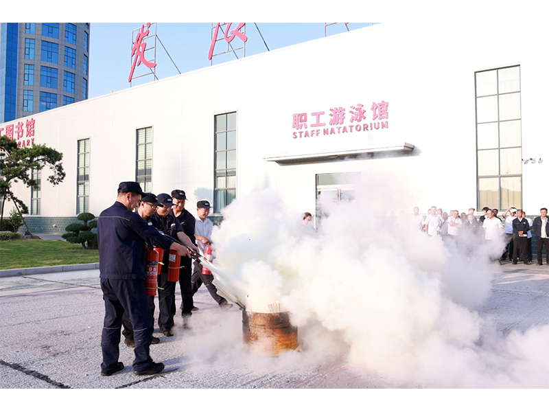 Emergency response training and supervised drills at the crane factory