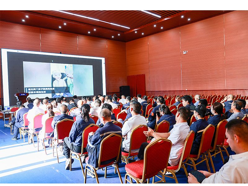Factory representatives taking part in fire-safety training