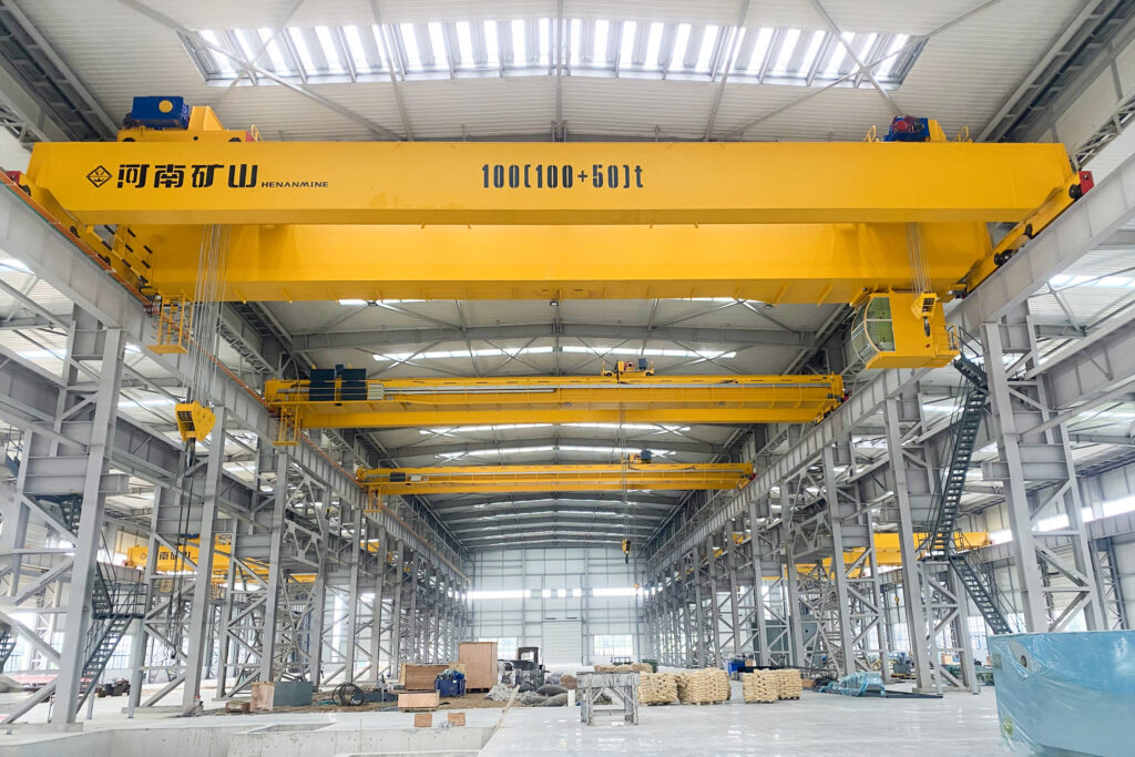Tunnel-boring equipment manufacture supported by the Tangxing crane programme