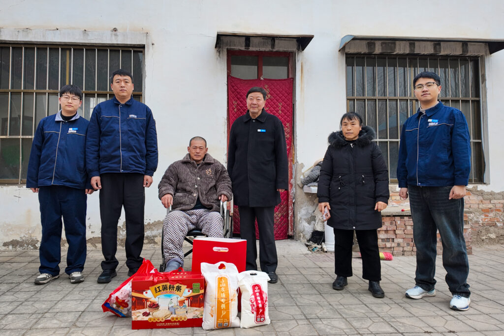 Henan Mine seasonal support visits to nearby households