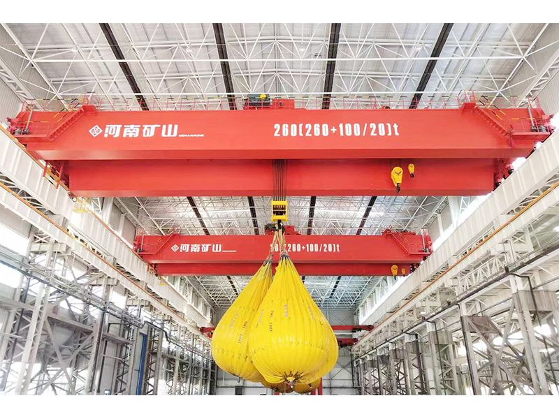 Crane equipment supporting offshore-wind turbine final assembly