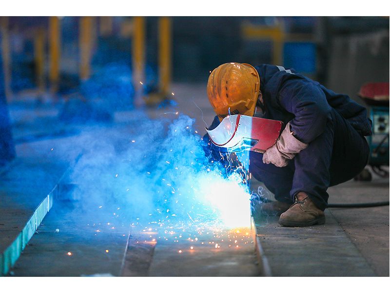Crane equipment being manufactured during the pre-holiday production programme