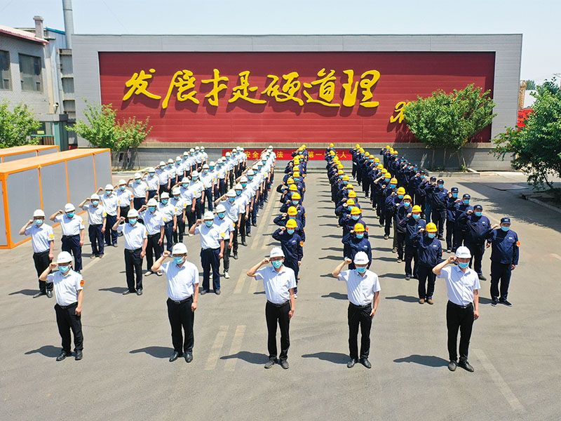 Factory teams launching the June 2022 Safety Month programme