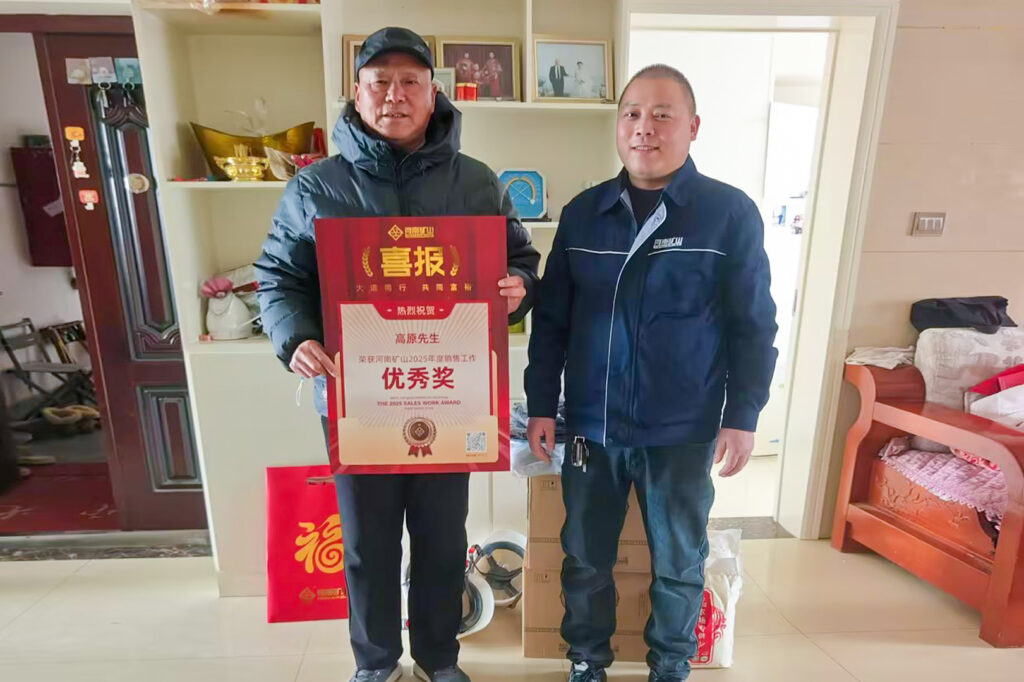 Vehicles prepared for New Year deliveries to sales employee families