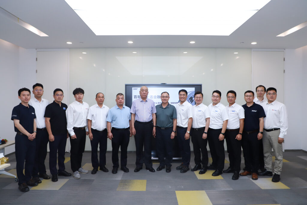 SKF Discussions Explore Crane Component Development — image 1 Henan Mine and SKF representatives during technical cooperation discussions