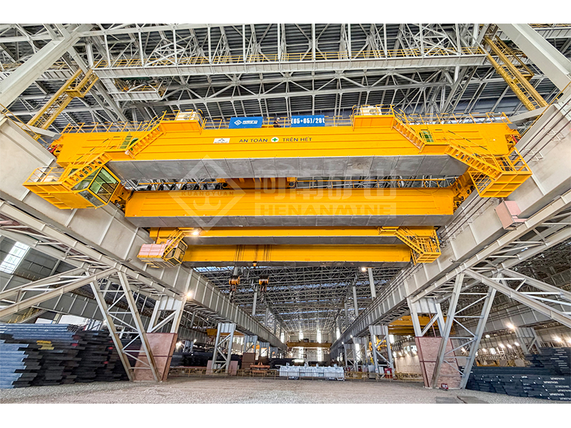 Overhead crane equipment for the Southeast Asian steel plant project