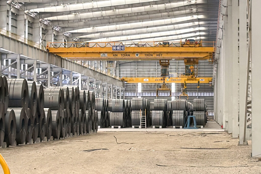 Overhead crane equipment for the Southeast Asian steel plant project