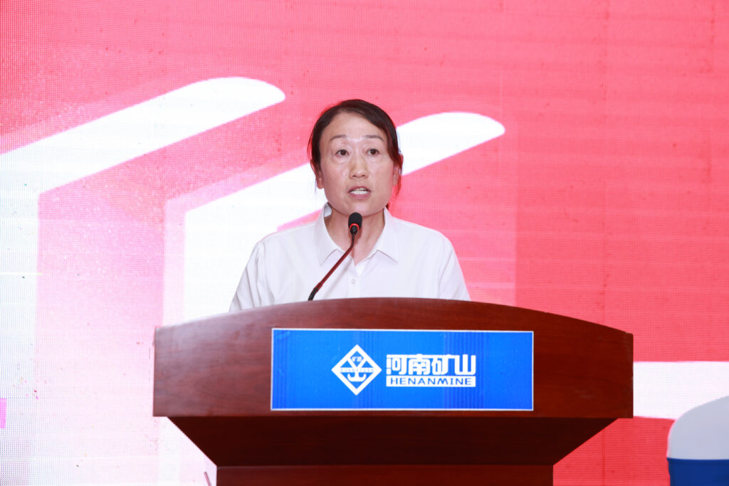 Student-assistance event at the Henan Mine intelligent industrial park