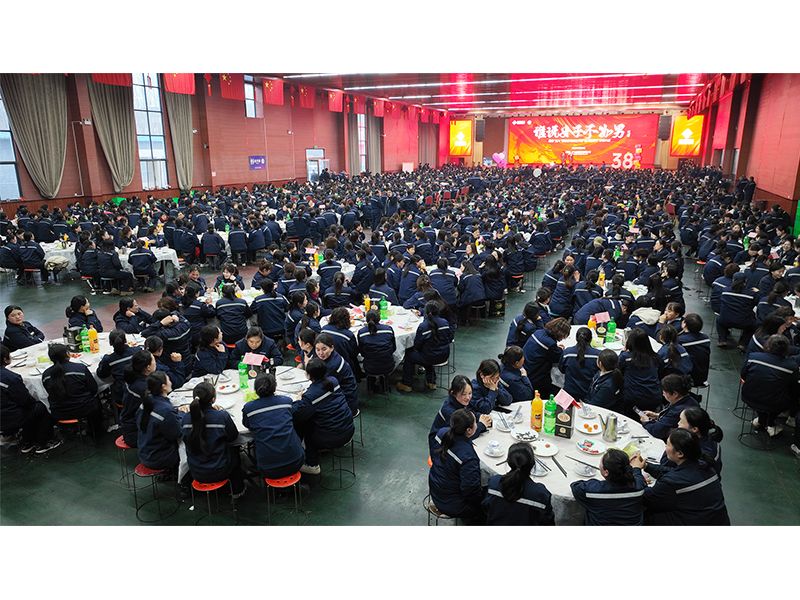 Women employees at the March 2025 recognition gathering