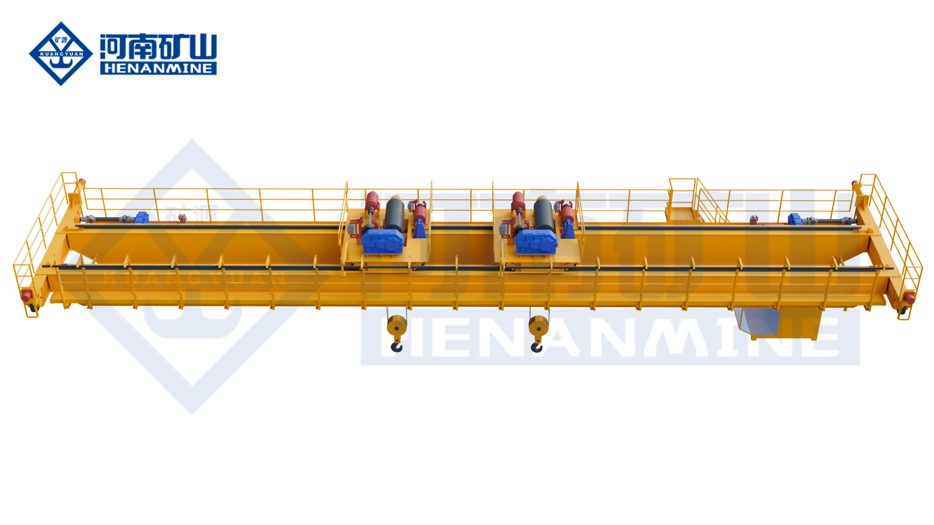 QE double-trolley hook crane